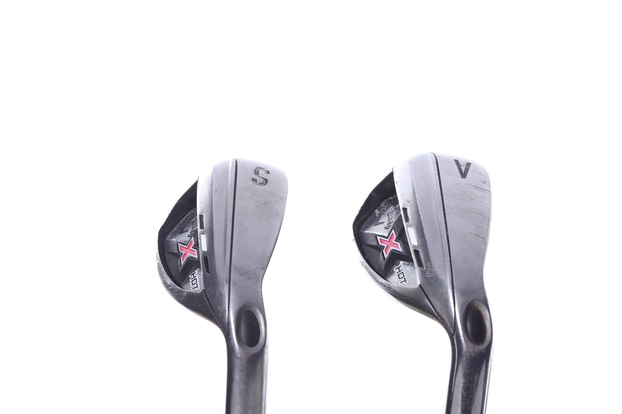 Used Callaway X Hot Wedge Set - Right Handed, AW & PW, Stiff Flex Golf Clubs for Men | Perfect for Short Game & Approach Shots on the Course