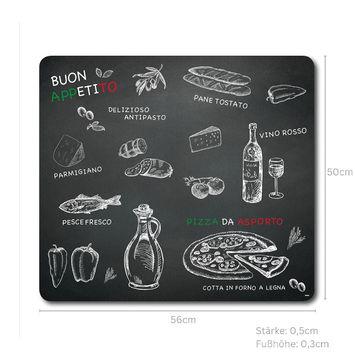 Premium Glass Splashback for Kitchens & Restaurants - Heat & Stain Resistant Backsplash Panel - Perfect for Commercial & Home Use