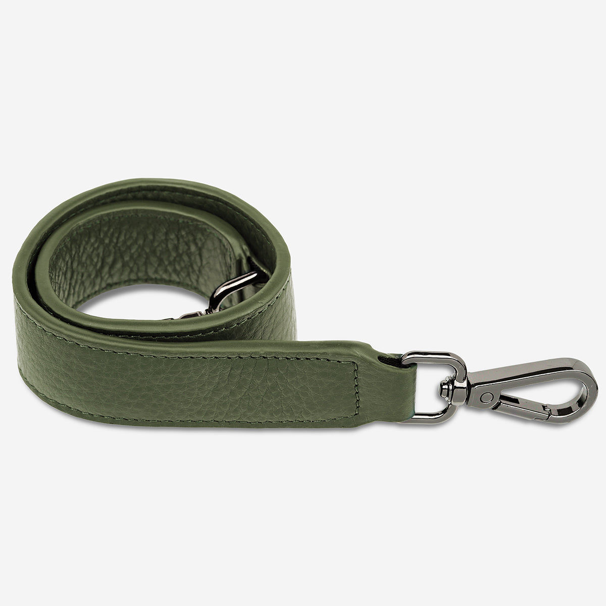 Genuine Leather Short Strap - Khaki Color | Adjustable & Durable | Perfect for Watches, Handbags & DIY Craft Projects