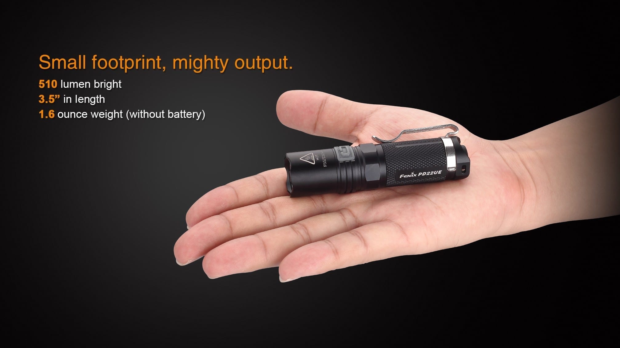 PD22UE Ultimate Edition Tactical Flashlight - High Lumens, Rechargeable, Waterproof - Perfect for Camping, Hiking & Emergency Use (Discontinued Model)