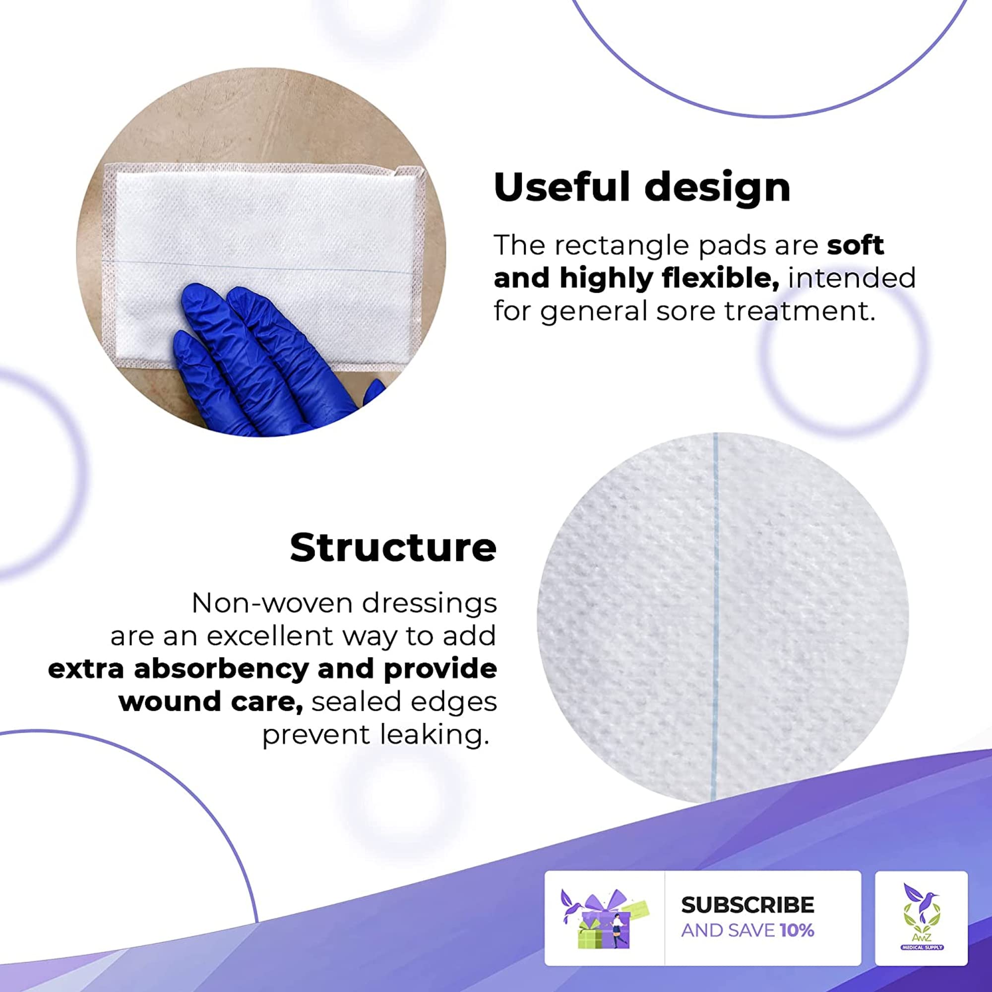 Dukal Non-Sterile Abdominal Pads - Pack of 25 | 12