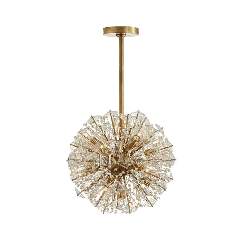 Dickinson Chandelier - Elegant Crystal Ceiling Light Fixture for Dining Room, Living Room & Bedroom | Modern Home Lighting Decor