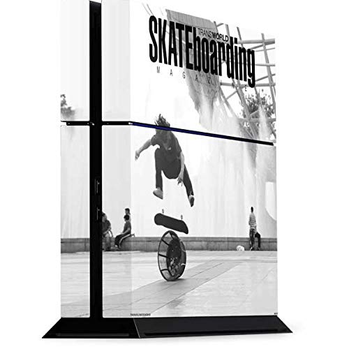 Skinit Decal Gaming Skin for PS4 Console - Officially Licensed TransWorld Skateboarding Black & White Design | Protective Vinyl Cover for PlayStation 4 | Perfect for Gamers & Skateboarding Fans