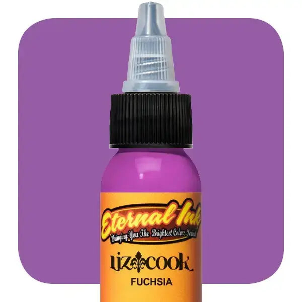 Fuchsia Eternal Ink - 1 oz Bottle for Tattoo, Calligraphy & Permanent Makeup | High-Quality, Long-Lasting Pigment for Artists & Professionals