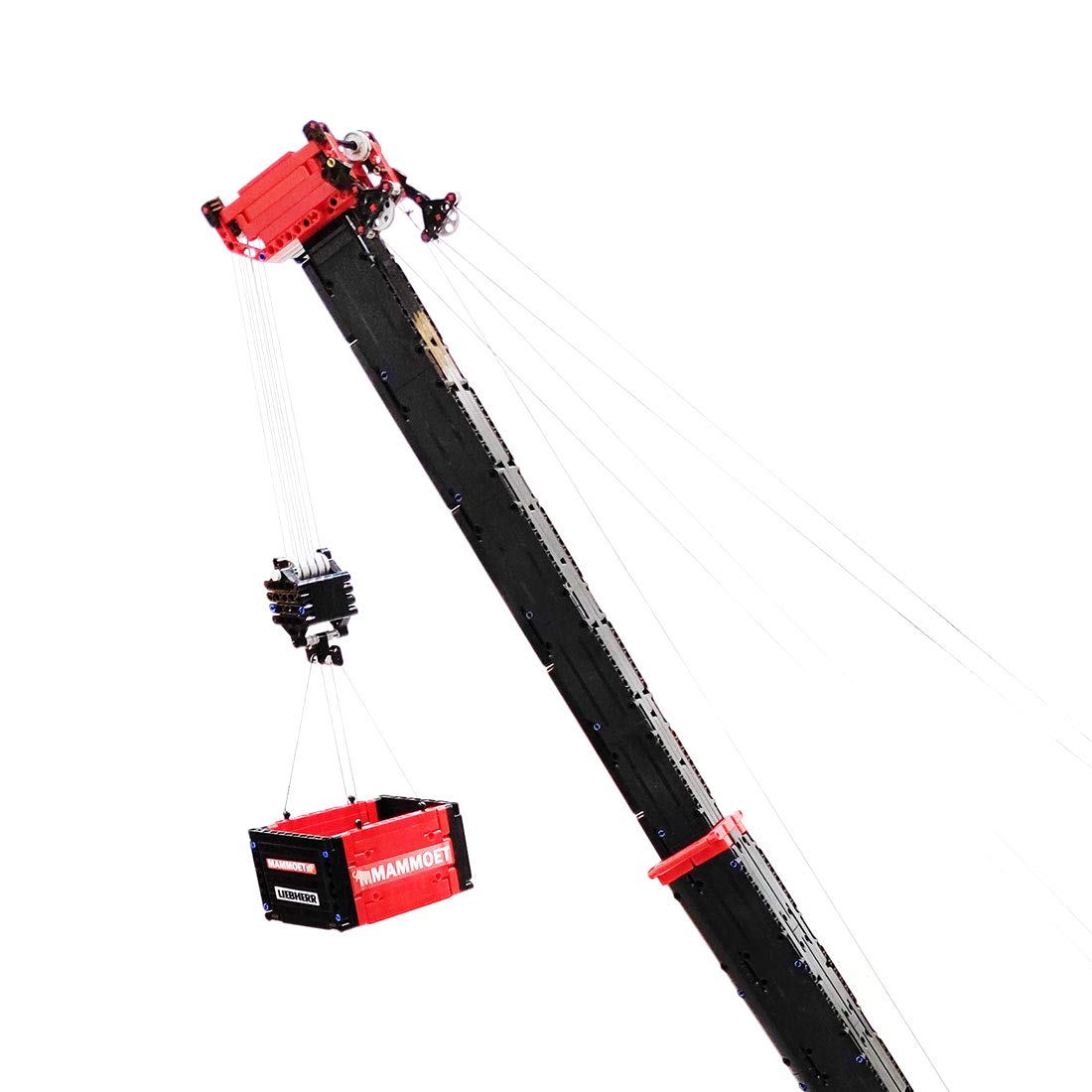 Bybo Remote Control Construction Crane Toy - Technic Building Blocks for Liebherr LTM1750-9.1 Model - 12 Motorized RC Truck Crane - Lego Compatible Engineering Toy for Kids & Adults - Perfect for STEM Learning, Construction Play and Collector Displays