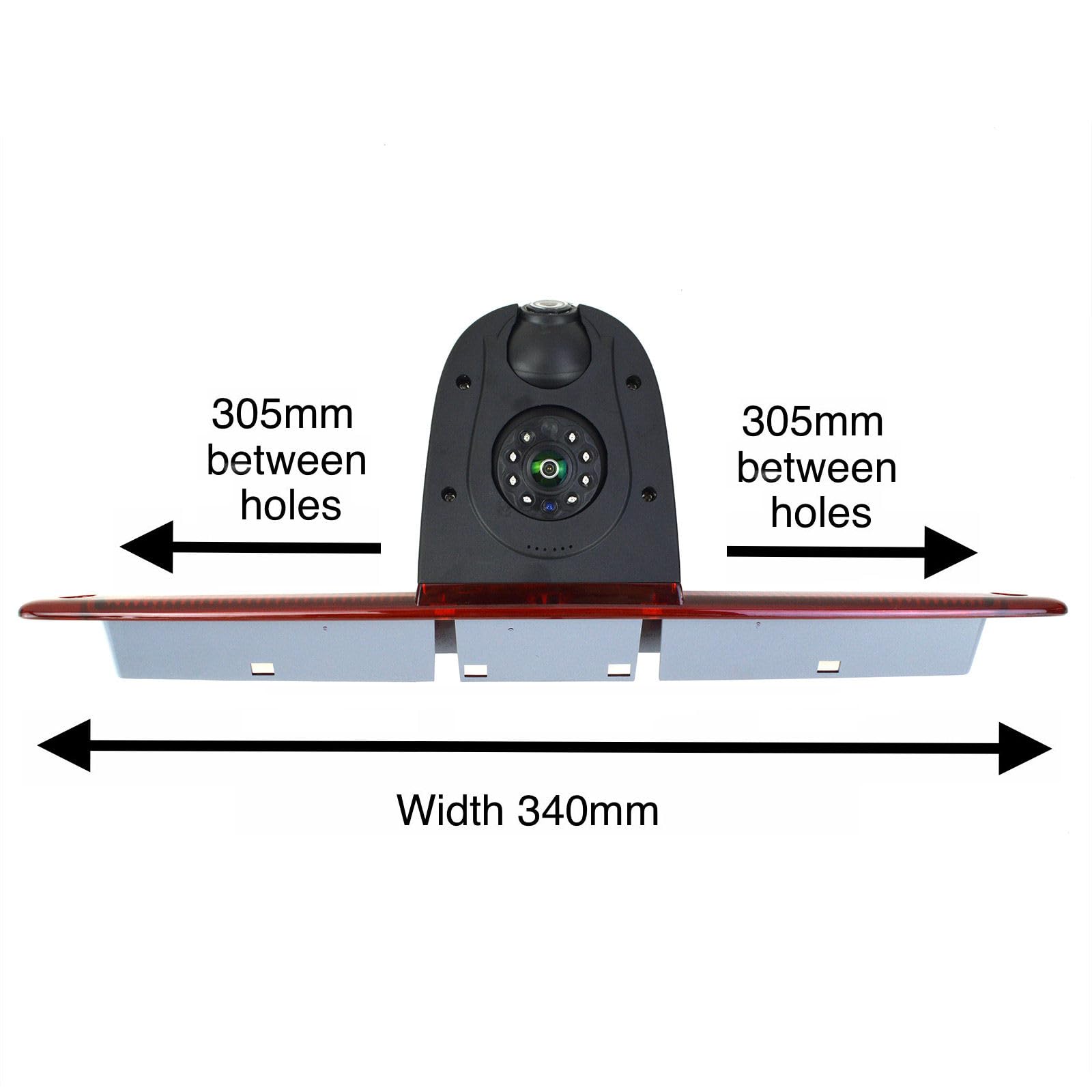 Dolphin Automotive Dual Rear View Parking Camera with 4.3