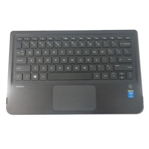 HP Pavilion X360 11 K Palmrest Keyboard & Touchpad Replacement Part 809543-001 - Compatible with HP Laptop for Home, Office & School Use