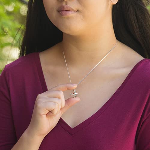 Sterling Silver Dove Pendant Necklace for Ashes - Memorial Cremation Jewelry for Loved Ones - Perfect for Funerals, Memorial Services & Keeping Memories Close