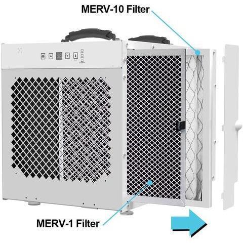 AlorAir Sentinel HDi100 100 Pints Crawl Space Dehumidifier with Built-in Condensate Pump - Ideal for Basements, Cellars, and Damp Areas