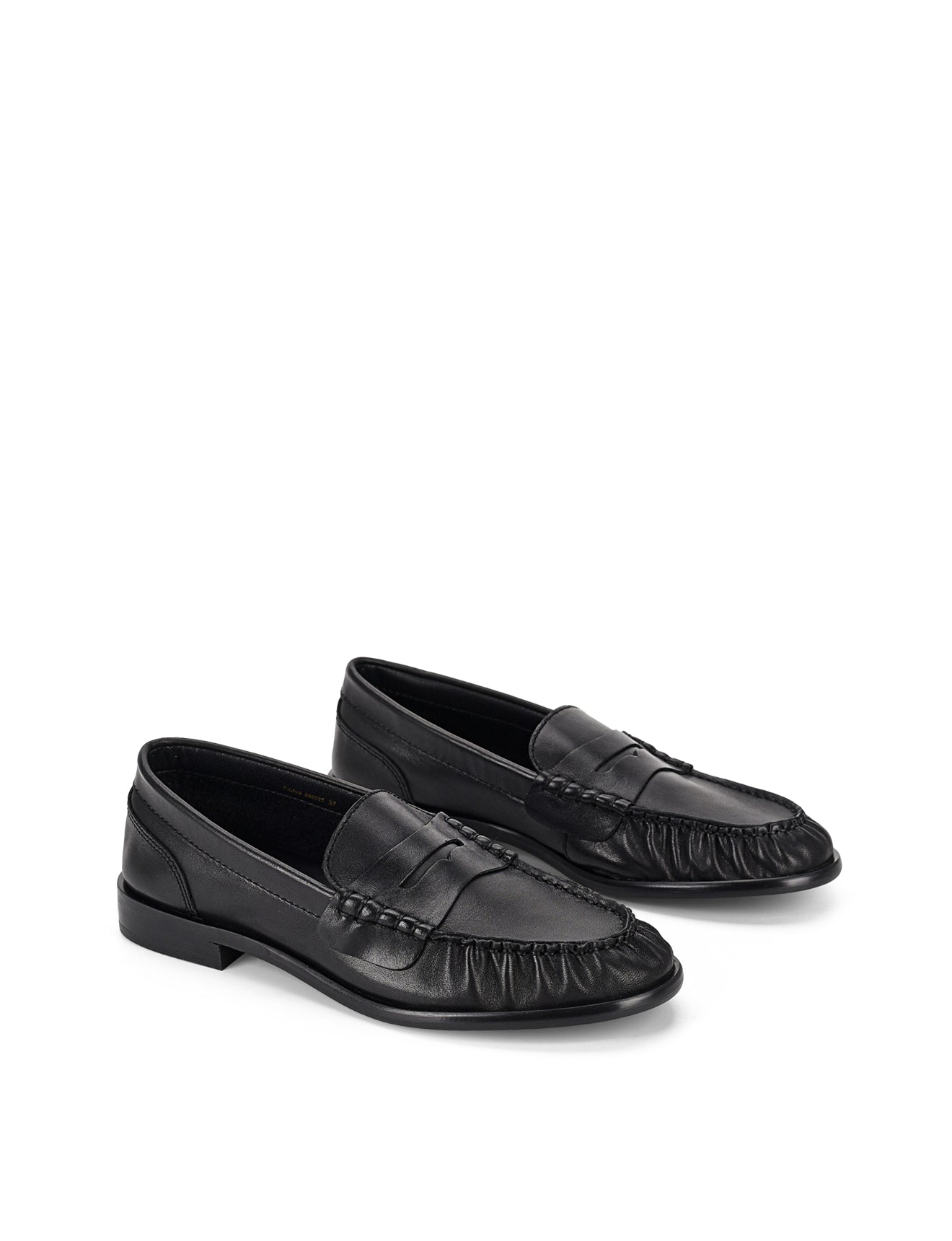 Premium Black Leather Paddy Loafers for Men & Women - Comfortable Slip-On Dress Shoes for Office, Business & Casual Wear