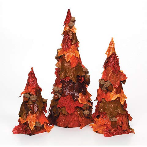 3PCS Paper Mache Craft Cones - Open Bottom Cardboard DIY Gnomes, Ornaments & Tree Decorations for Fall, Halloween, Christmas - 3 Sizes (13.75x5, 10.63x4, 7x3 inches) - Perfect for Holiday Crafts, Home Decor & DIY Art Projects