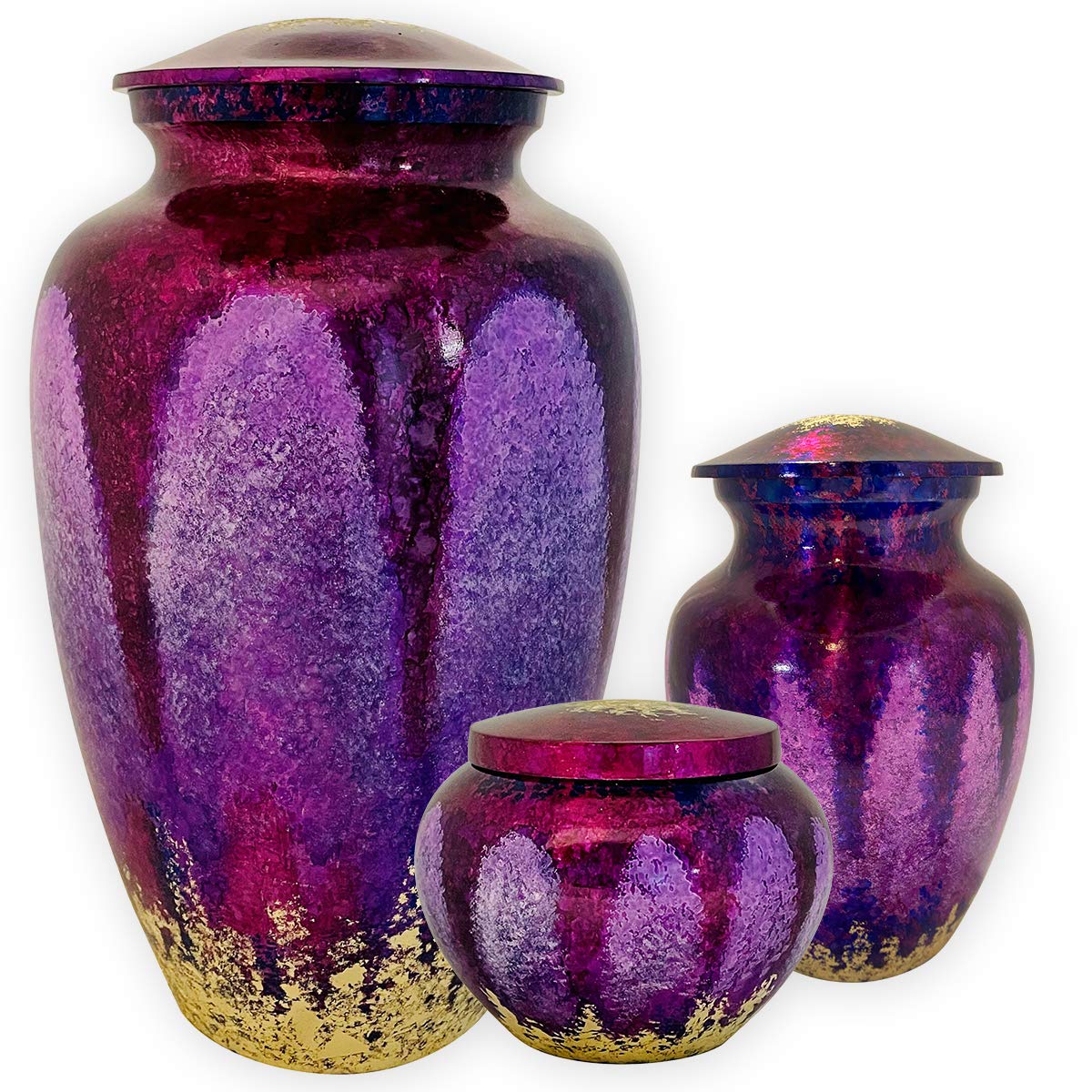 Handmade Sugarplum Cremation Urn - Extra Small Keepsake Urn for Ashes - Perfect for Memorials, Home Display & Pet Remembrance