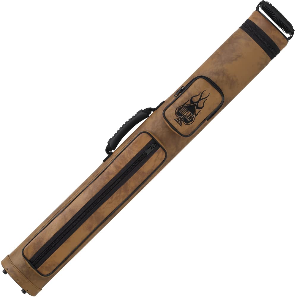 OUTLAW OLH11 1x1 Hard Pool Cue Case - Durable Billiard Cue Stick Storage for Professional & Home Use - Perfect for Pool Halls, Bars, and Game Rooms