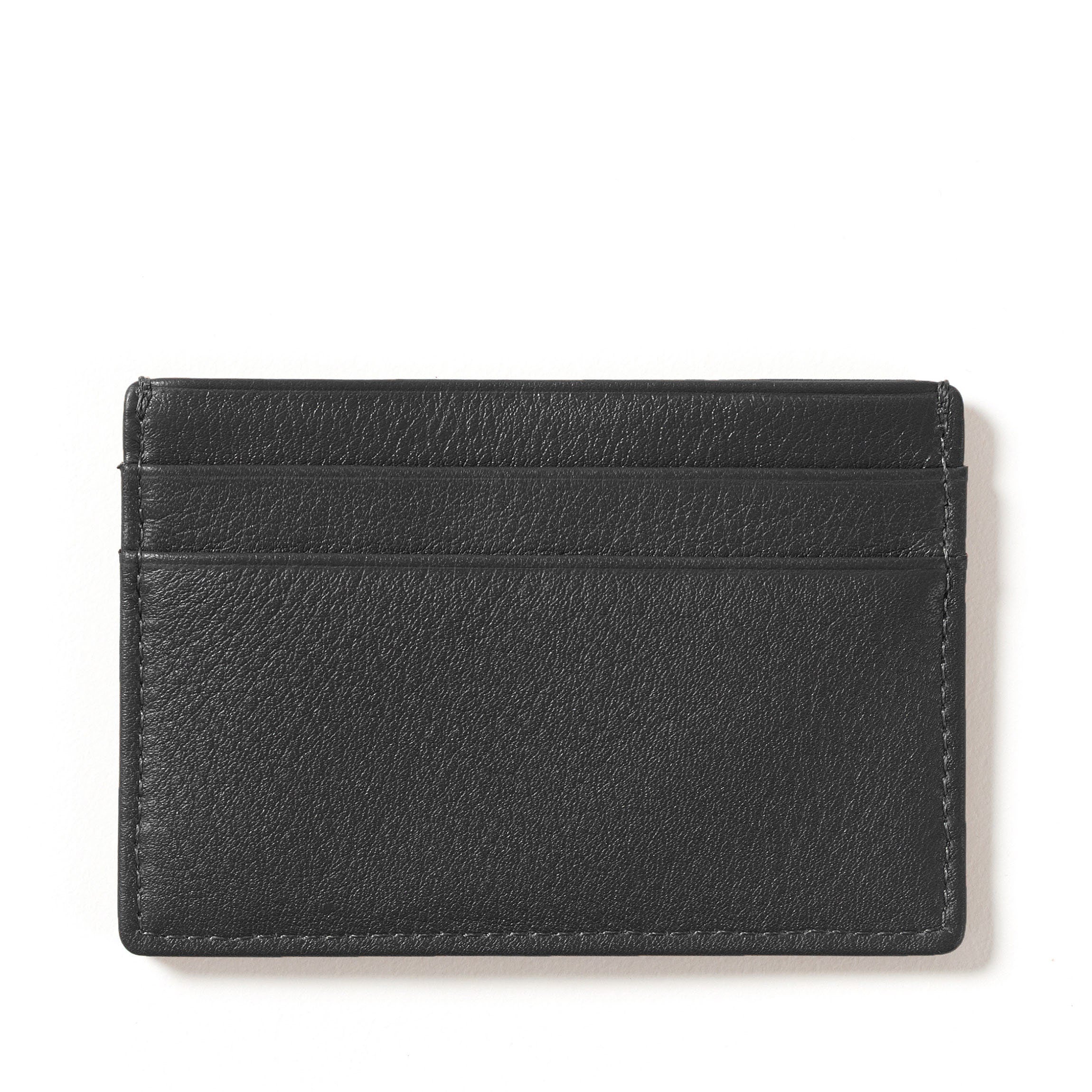 Slim Card Case Black Onyx - Ultra Thin RFID Blocking Wallet for Credit Cards & IDs | Perfect for Travel, Business, and Everyday Use