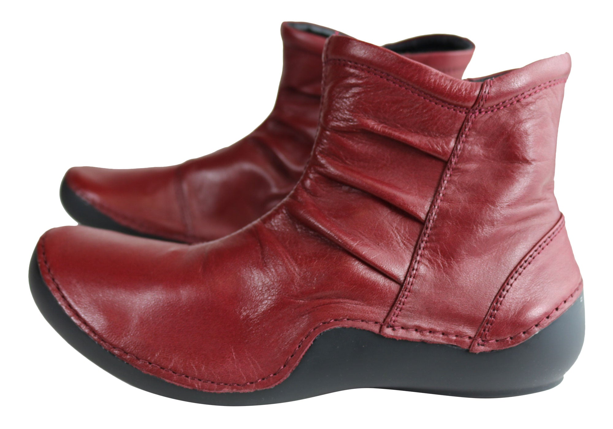 Orizonte Cidar Women's Comfortable Soft Leather Ankle Boots - European Style Fashion Shoes for Casual Wear & Outdoor Walking