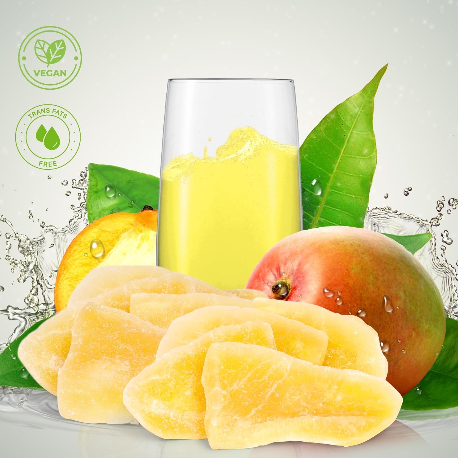Premium Dried Mango Slices - 30oz Bulk Size in Reusable Airtight Container | Sweet & Chewy Natural Snack for Hiking, Office, School & Healthy On-the-Go Lifestyle