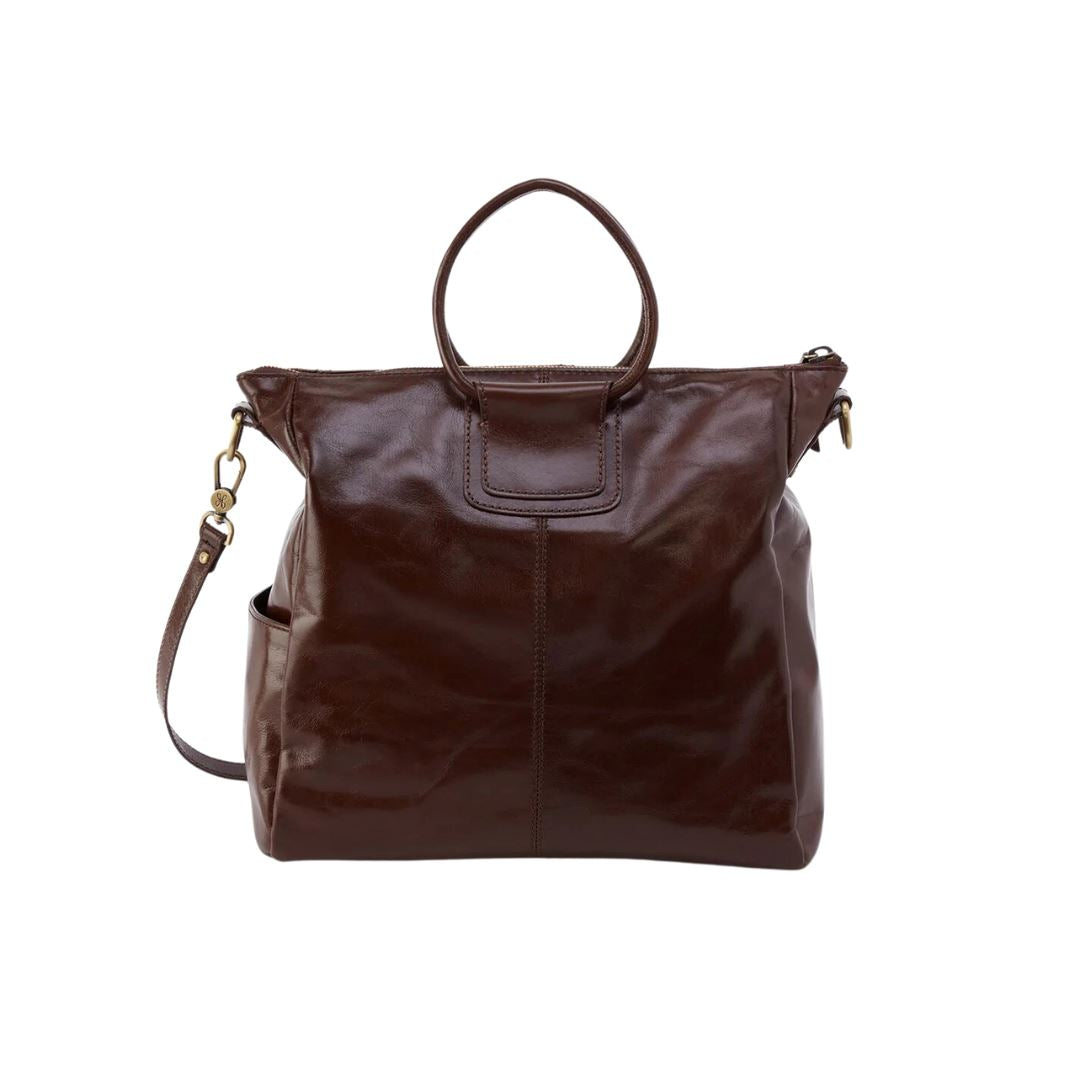 HOBO Sheila Large Satchel Bag for Women - Genuine Leather Crossbody Purse - Stylish & Spacious Handbag for Work, Travel & Everyday Use - Final Sale