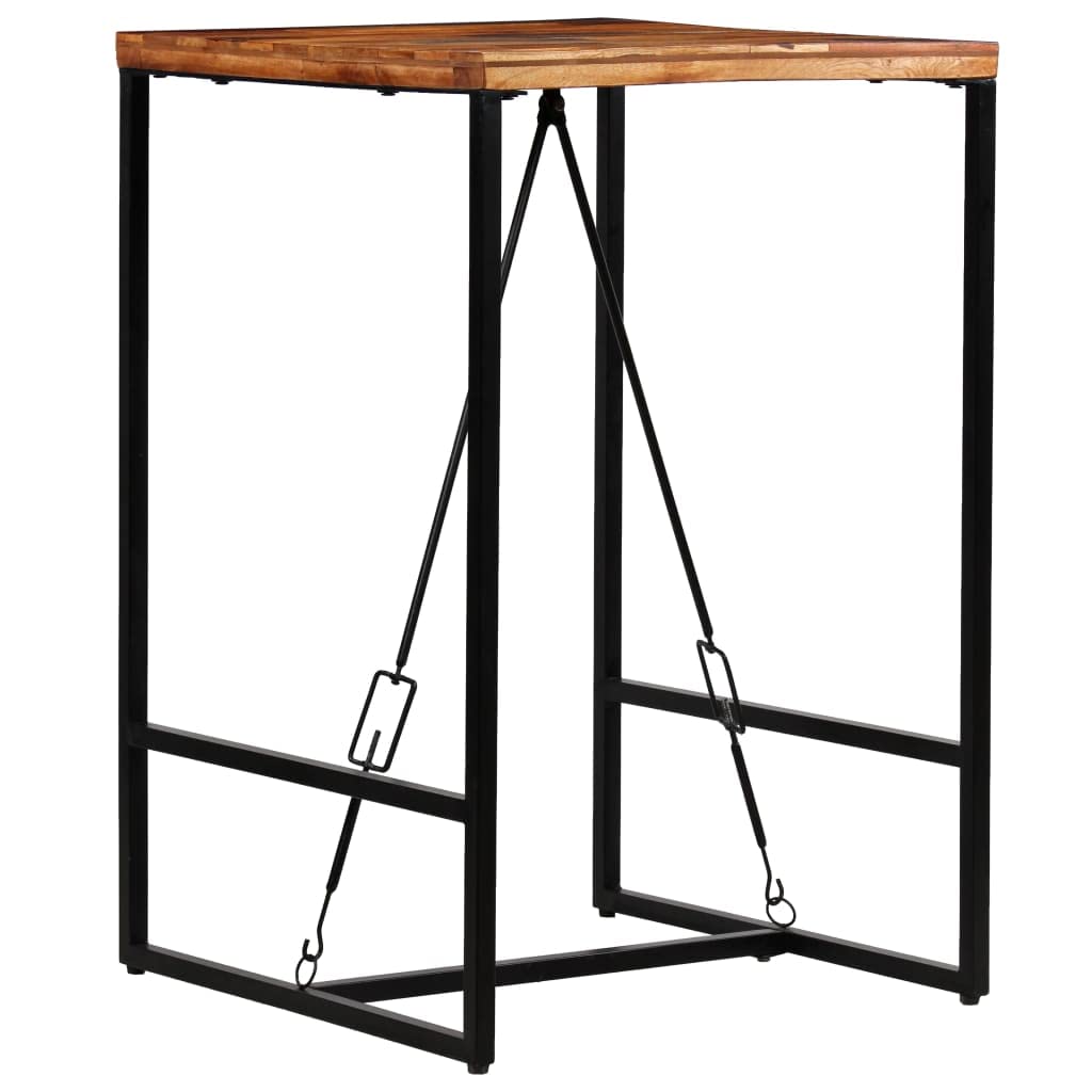 Solid Reclaimed Wood Bar Table 27.6