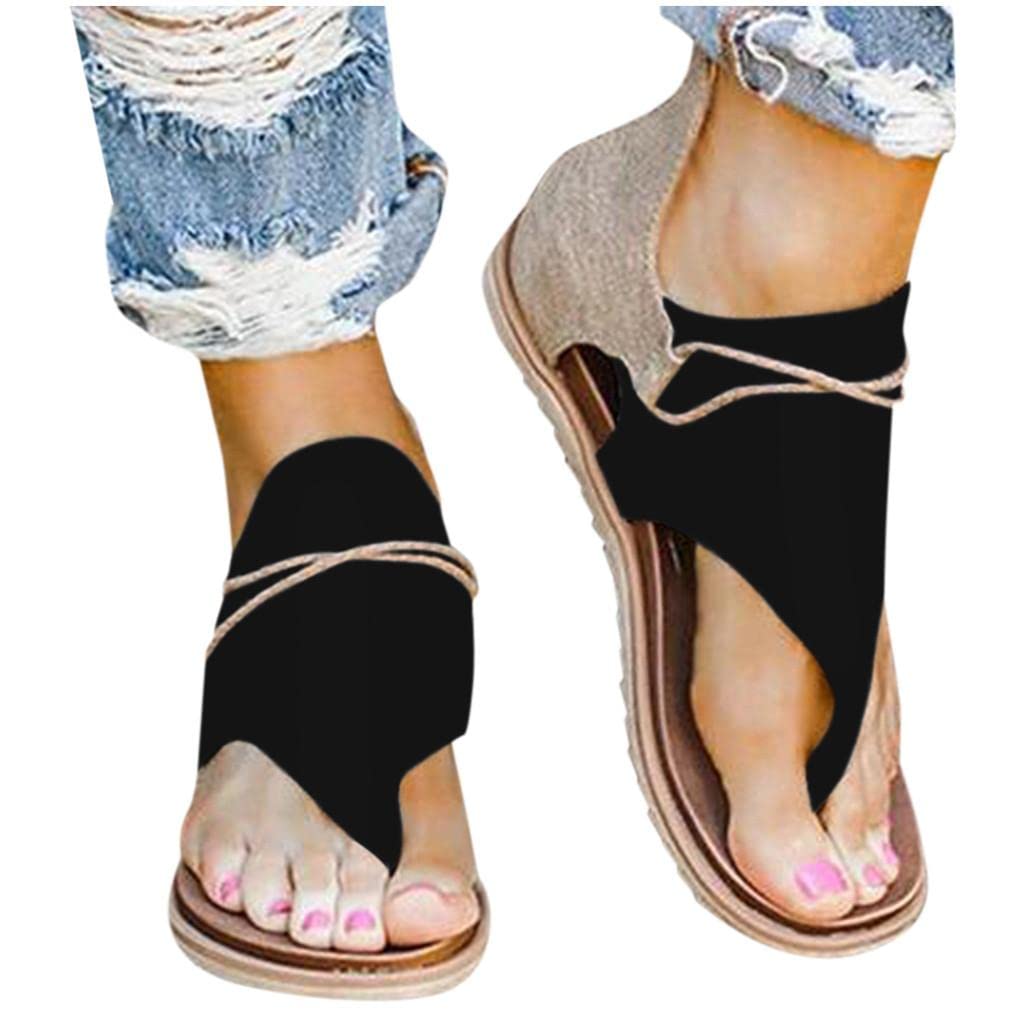 **BIFUTON Women's Summer Sandals – Breathable Orthotic Flat Sandals for Casual Wear & Beach Slip-On Shoes | Perfect for Walking, Travel, and Outdoor Activities**