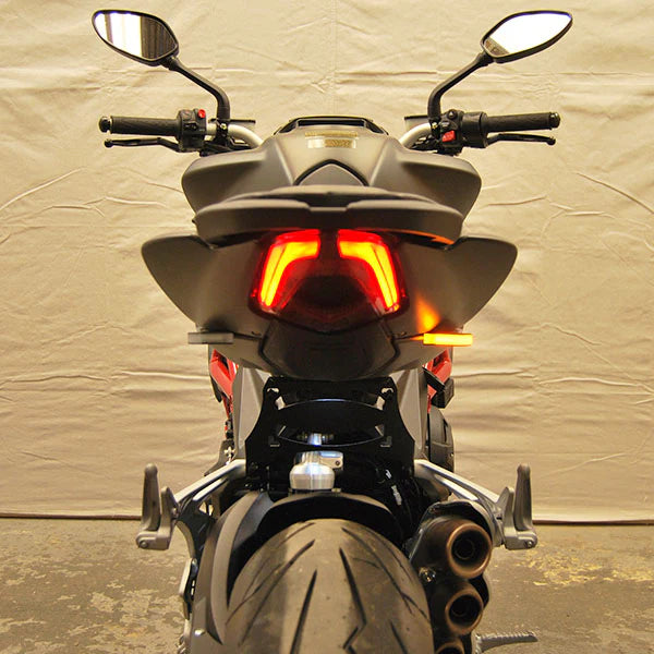 MV Agusta Brutale 800/RR Fender Eliminator Kit (2017-2020) - Lightweight Motorcycle Tail Tidy for Clean Rear End Look - Perfect for Street Riding and Custom Bike Builds