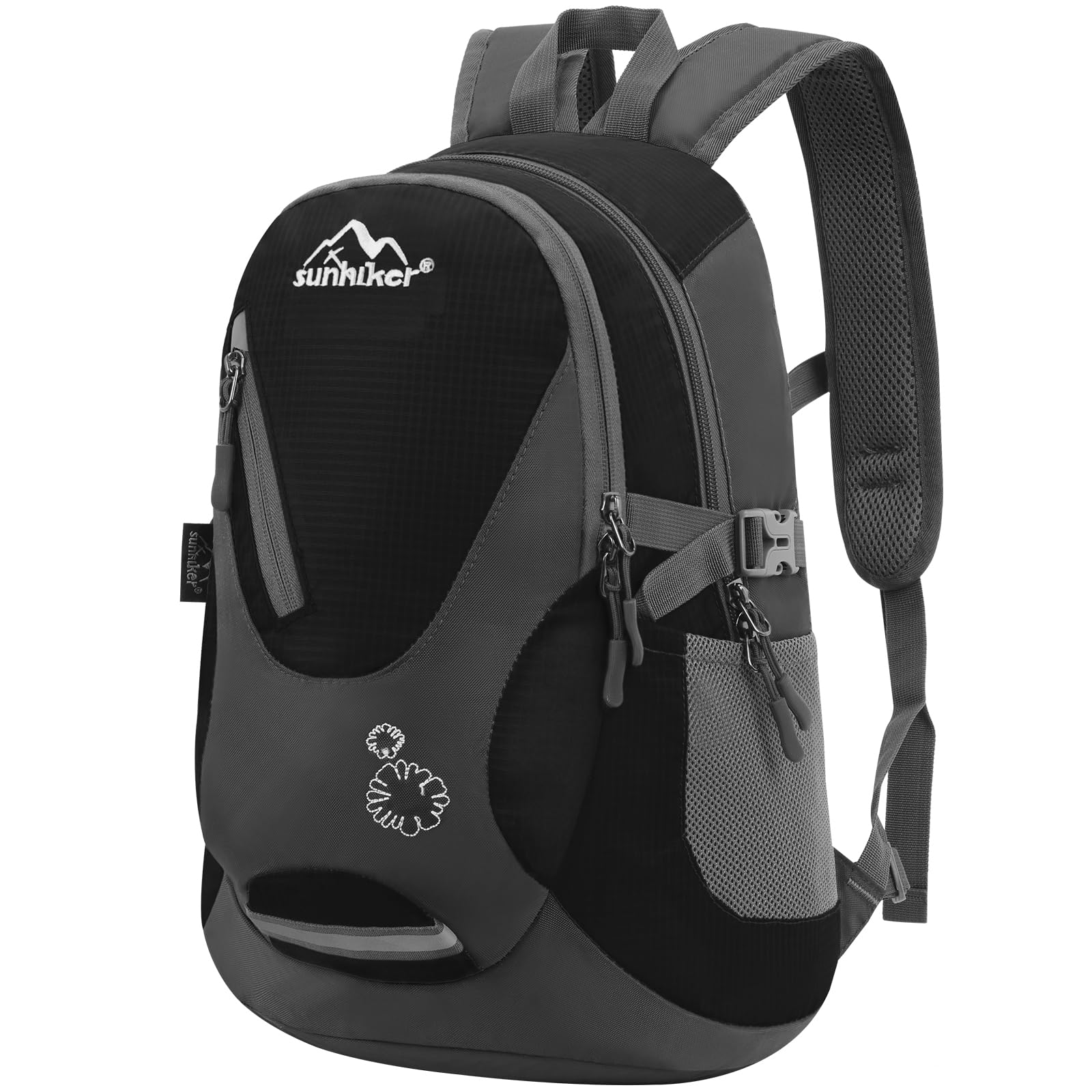 Sunhiker Lightweight Water Resistant Cycling Hiking Backpack - Small Daypack for Outdoor Travel, Camping & Daily Commute - Model M0714