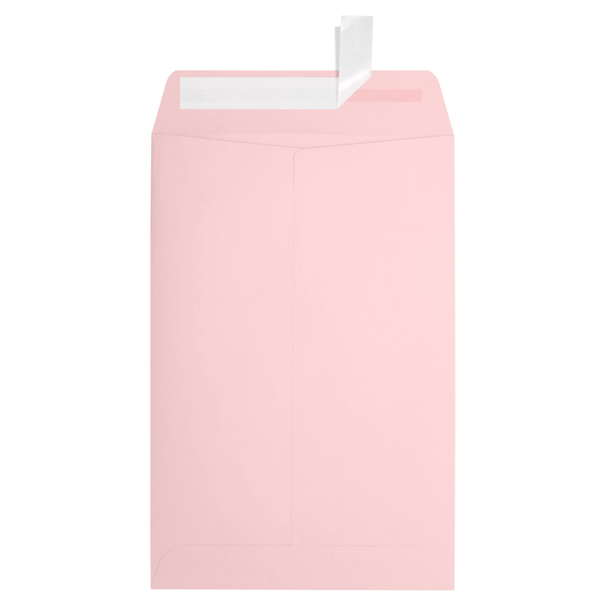 LUXPaper 6 x 9 Open End Envelopes - Self Seal Candy Pink 80lb Text Paper (Pack of 1,000) | Perfect for Wedding Invitations, Business Mailings & Greeting Cards