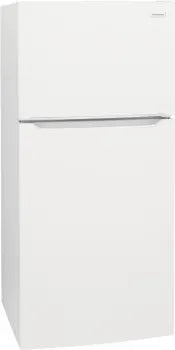 Frigidaire FFTR2045VW 20.0 Cu. Ft. Top Freezer Refrigerator in White - Energy Efficient Kitchen Appliance for Home & Apartment Use