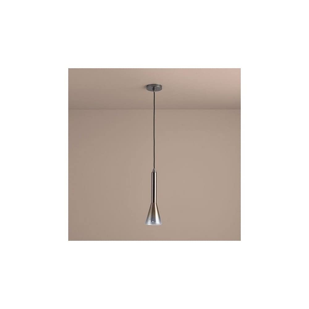 Liberty Collection Bronze/Dark Finish Contemporary Modern LED Pendant Light - Oxygen 3-652-2018 Model with Coffee Ombre Shade | Perfect for Kitchen Island, Dining Room, and Living Room Lighting