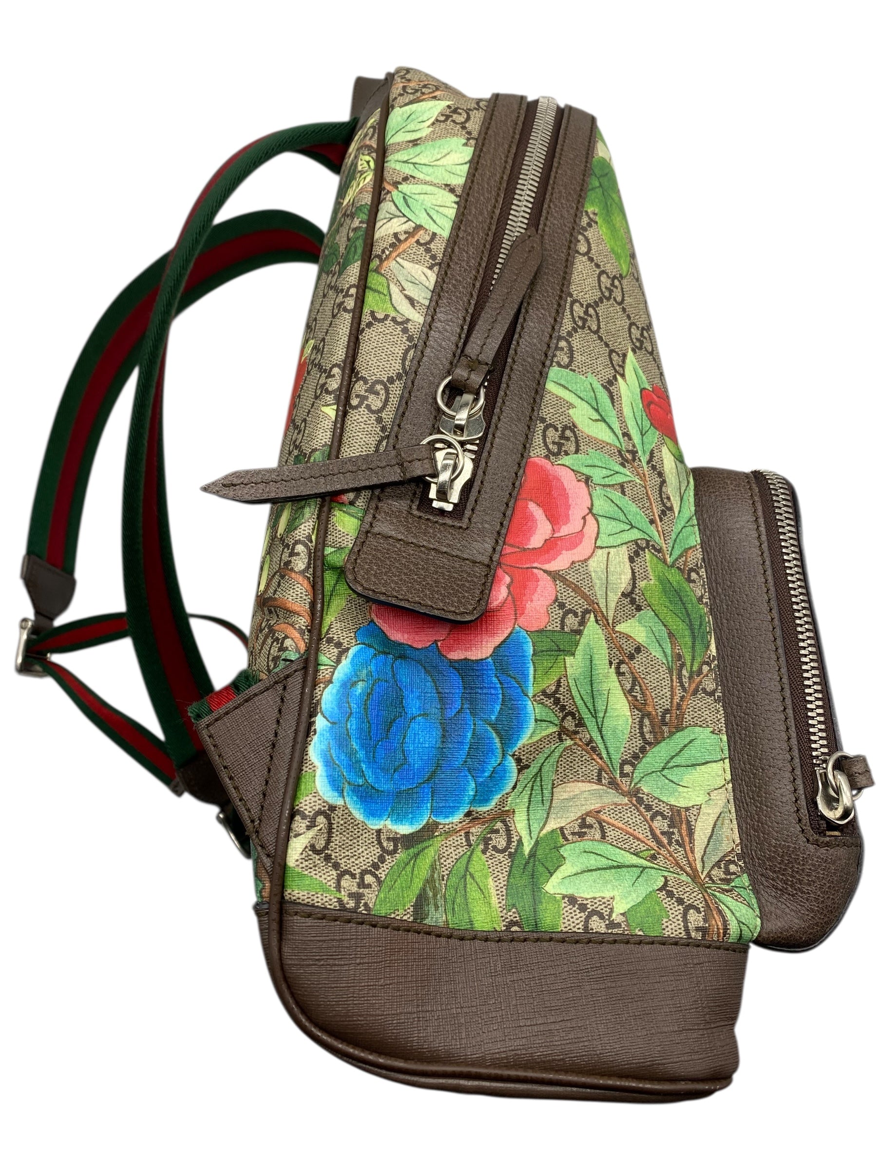 Gucci Tian GG Supreme Backpack for Women & Men - Luxury Designer Backpack with Monogram Pattern - Perfect for Travel, Work & School