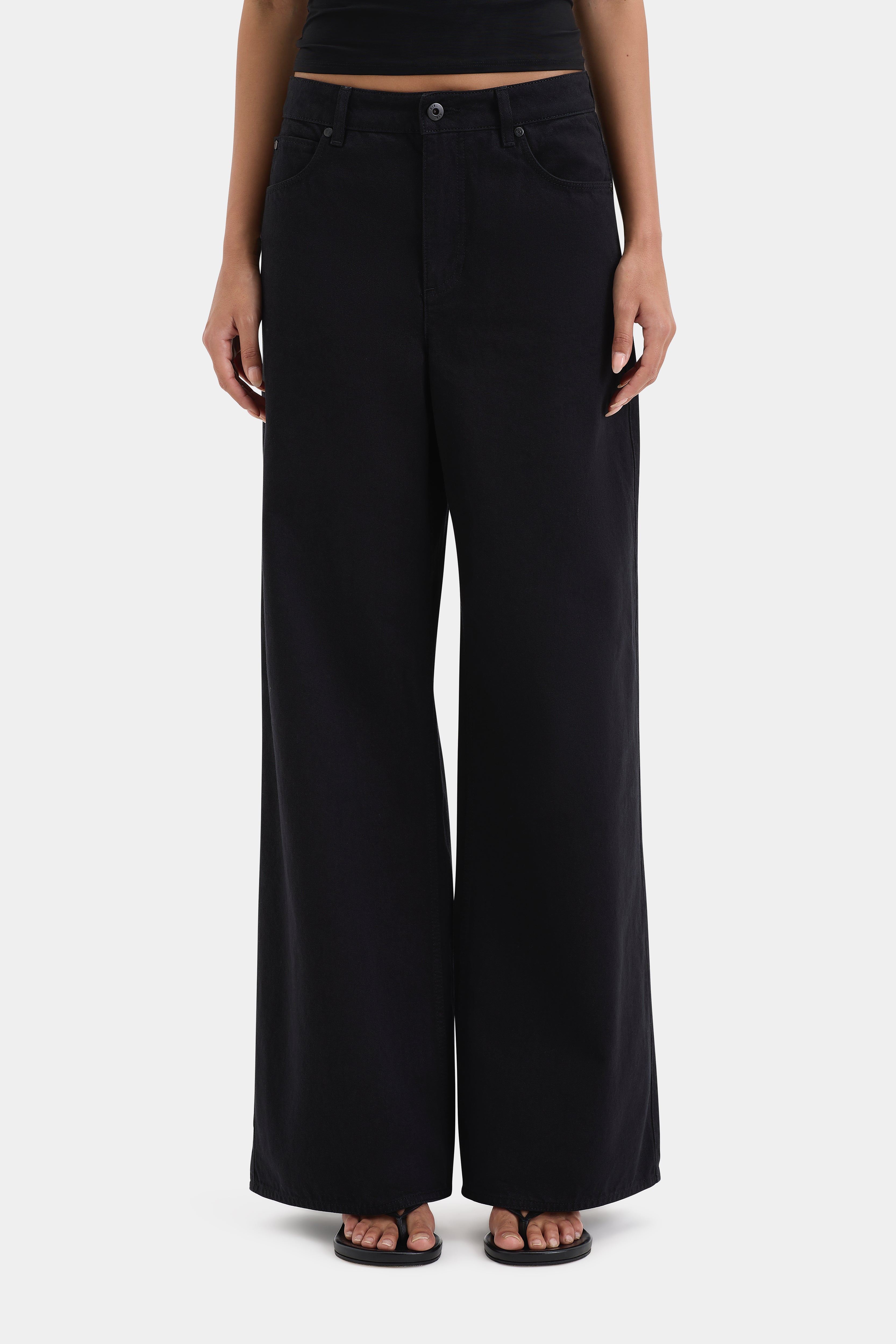 Stella Women's High Waist Wide Leg Jeans - Comfortable Stretch Denim Pants for Casual Wear & Everyday Outfits