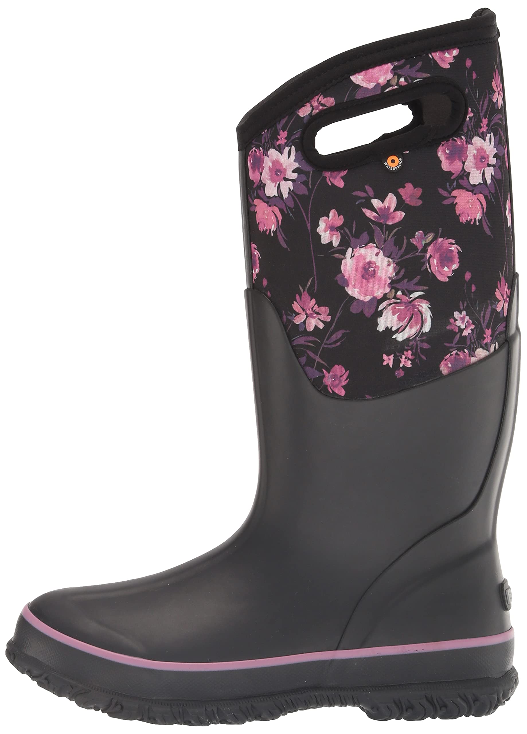 BOGS Classic Tall Night Garden Waterproof Boots for Women - Warm Winter Snow Boots with Insulation for Outdoor, Hiking, and Gardening
