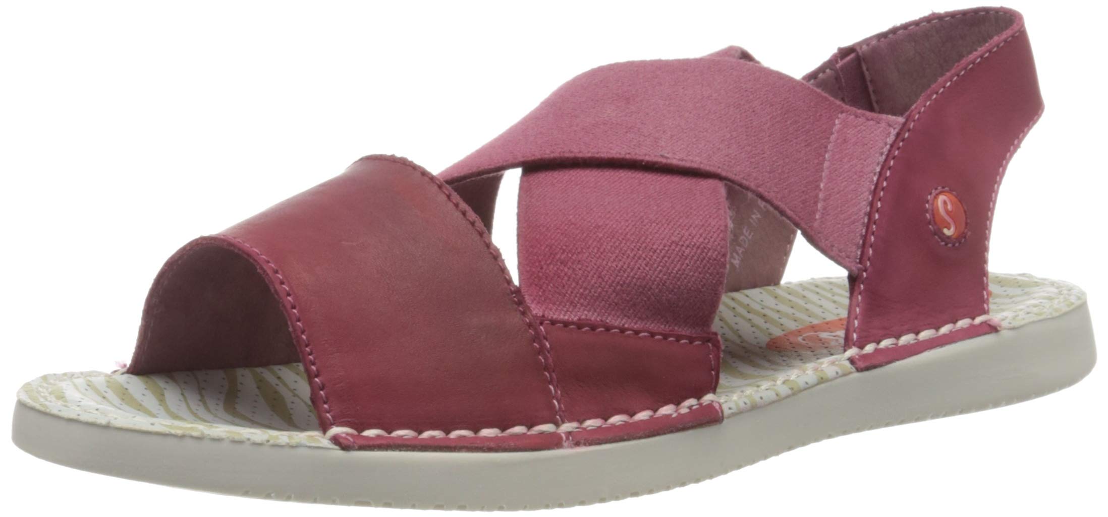 Softinos Women's Gladiator Sandals - Comfortable Strappy Summer Shoes for Walking, Beach & Outdoor Activities | Fashionable Roman Style Flat Sandals for Women