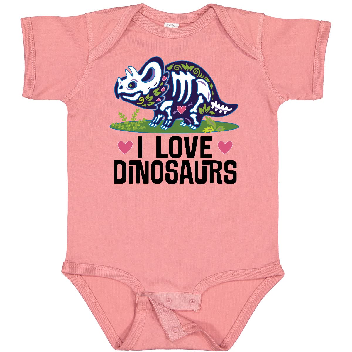 Inktastic Girls Dinosaur Print 