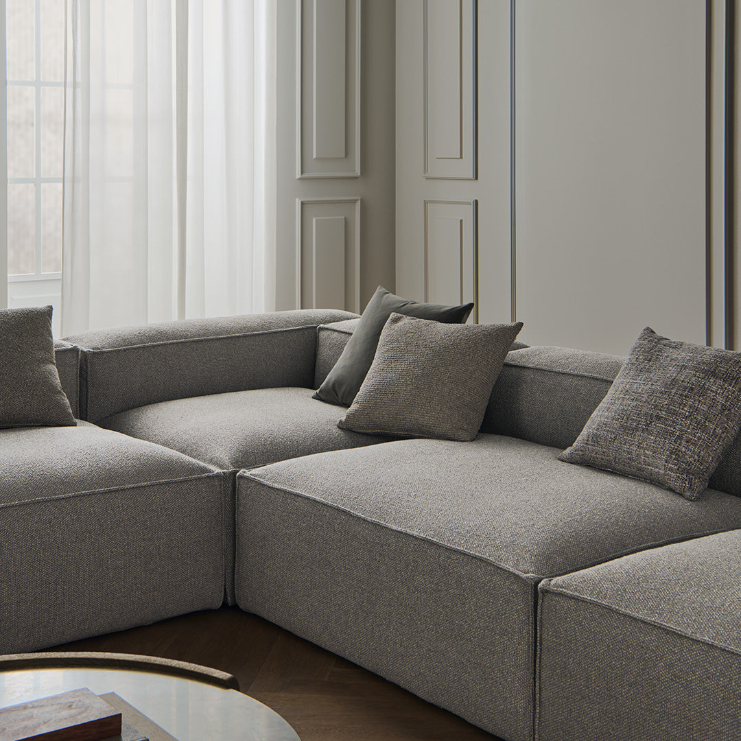 Cosima Corner Sofa - Modern L-Shaped Sectional Couch for Living Room, Home Theater & Lounge Spaces