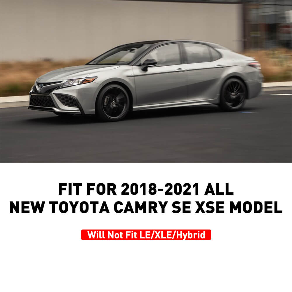 Toyota Camry Mud Flaps - Front & Rear Splash Guards for 2018-2021 Camry SE/XSE Models | Durable Car Accessories for All-Weather Protection & Off-Road Driving