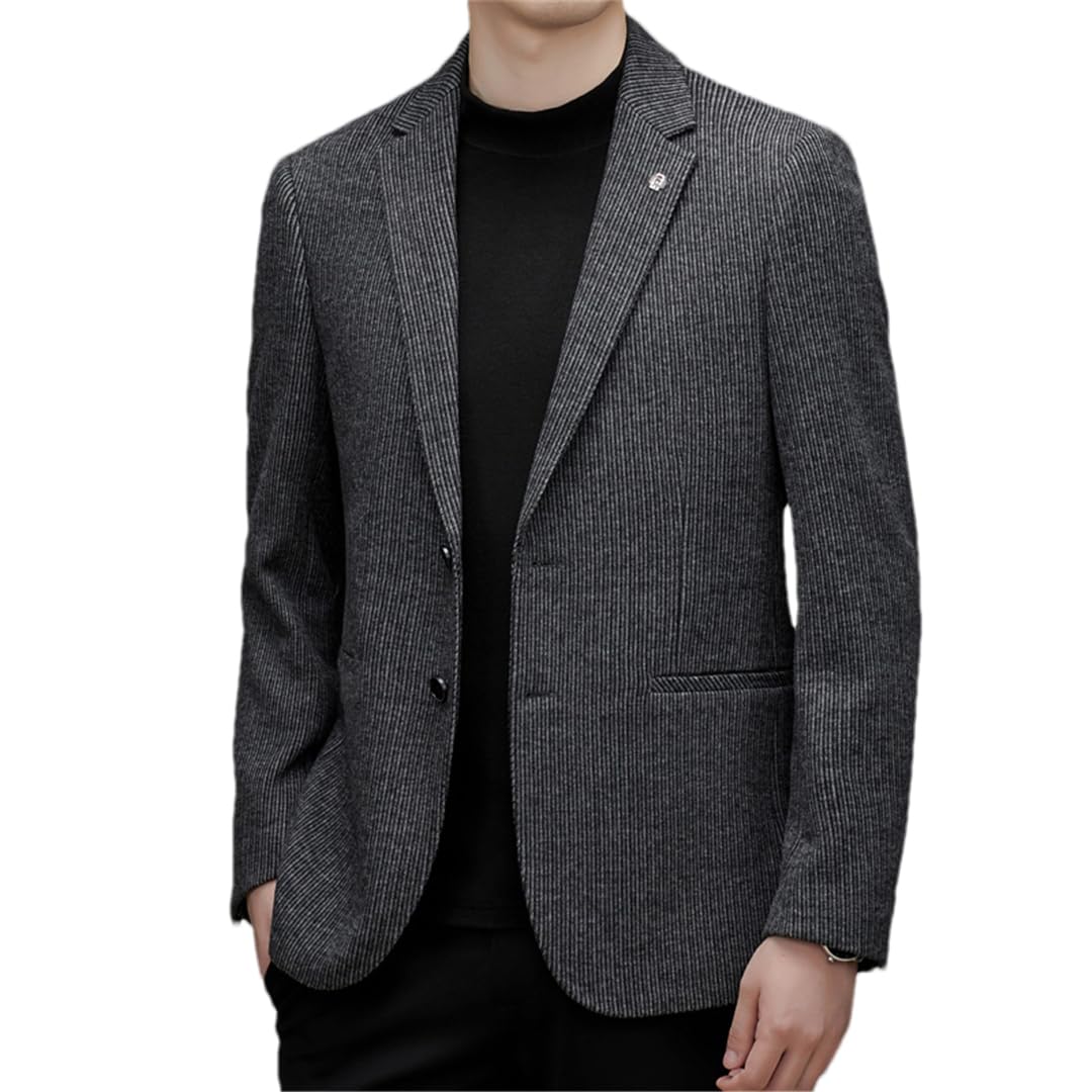 Premium Men's Single Breasted Suit Jacket for Business Casual Wear | Slim Fit Blazer for Office, Weddings & Formal Events