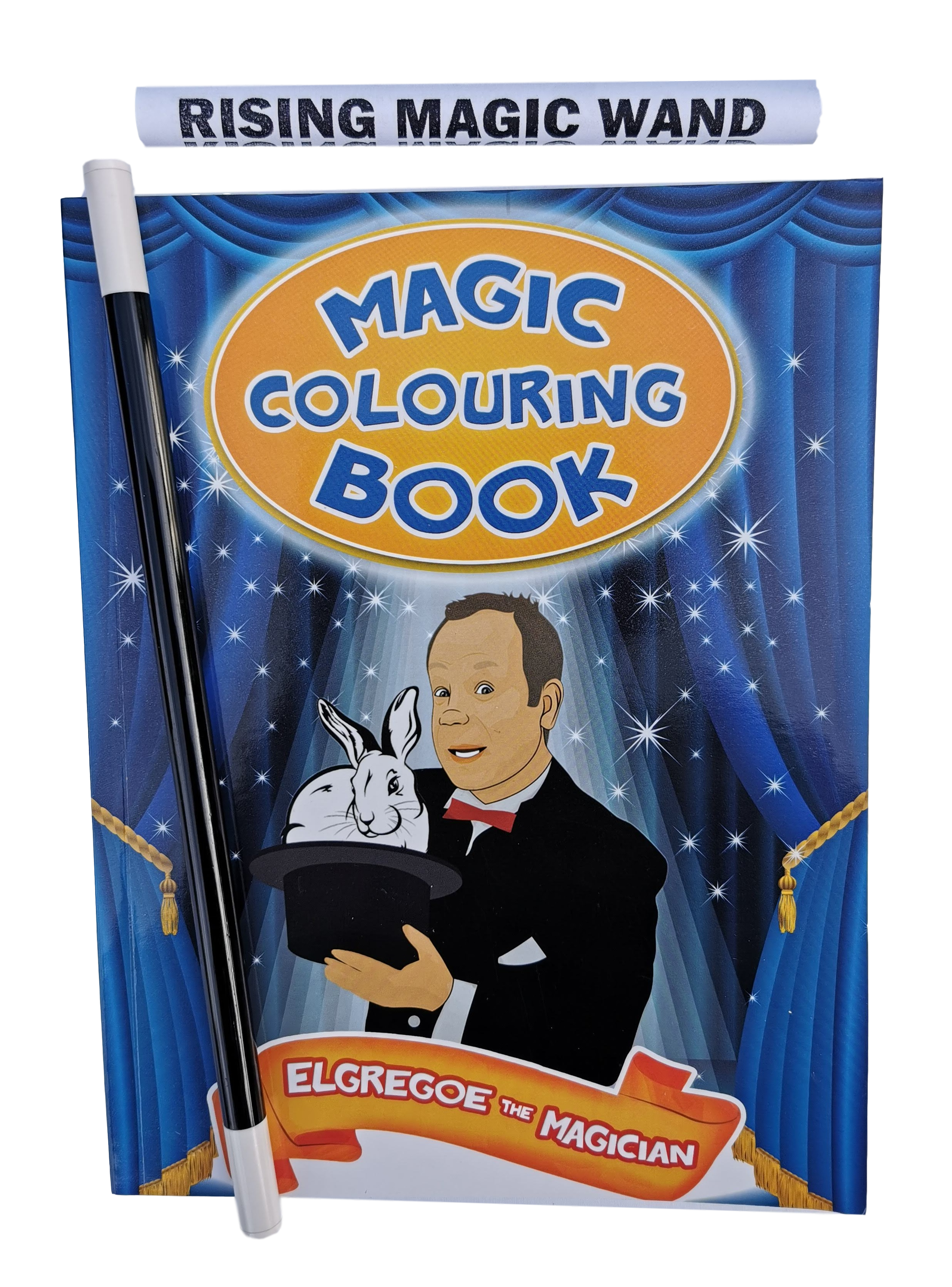 Elgregoes Magic Trick Coloring Book for Kids - Fun & Educational Activity Book for Children's Parties, Travel & Creative Play