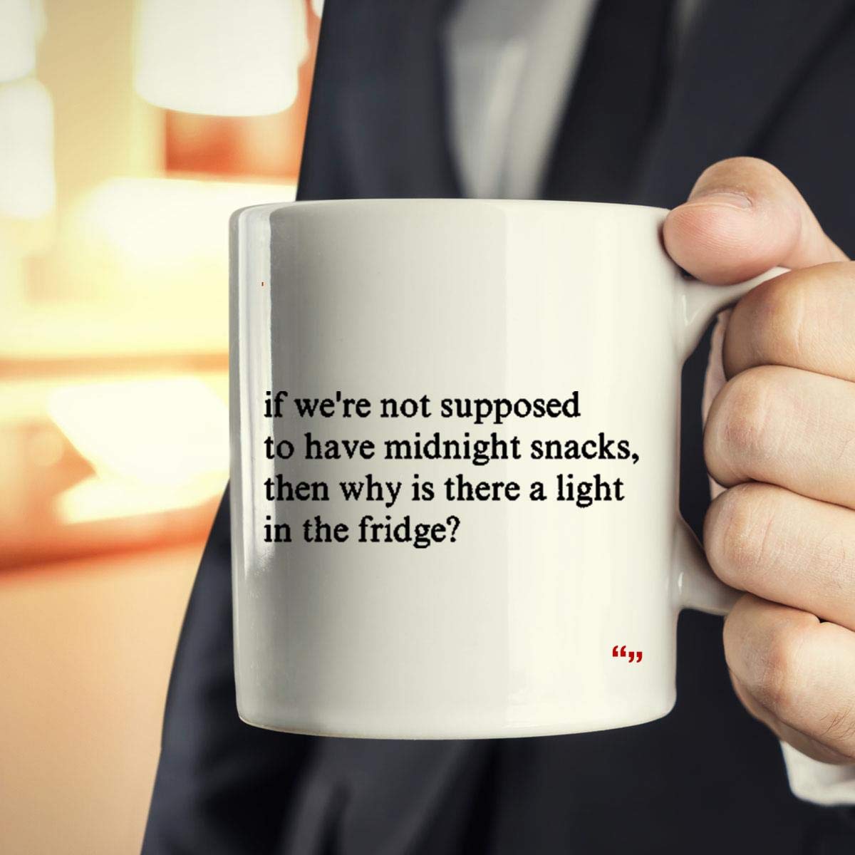 Funny Sarcasm Coffee Mugs - Hilarious Gag Gifts for Office & Home Use | Perfect for Midnight Snacks, Fridge Humor & Coffee Lovers