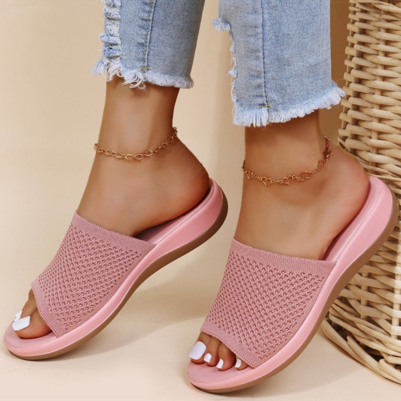 Women's Stretchable Summer Shoes - Comfortable & Breathable for Walking, Travel & Casual Wear