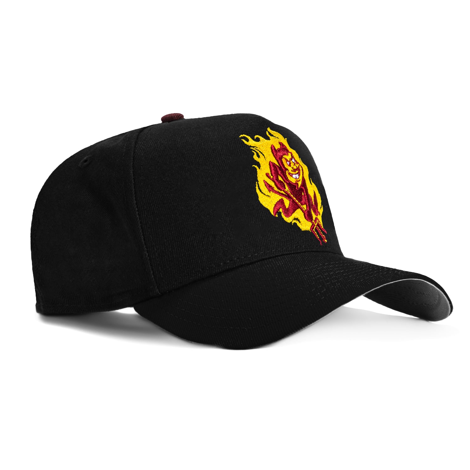 New Era 9Forty A-Frame Arizona State Sun Devils Sparky Flame Adjustable Baseball Cap - Black | NCAA Fan Gear for Men & Women | Perfect for Game Day, Tailgating & Sports Events