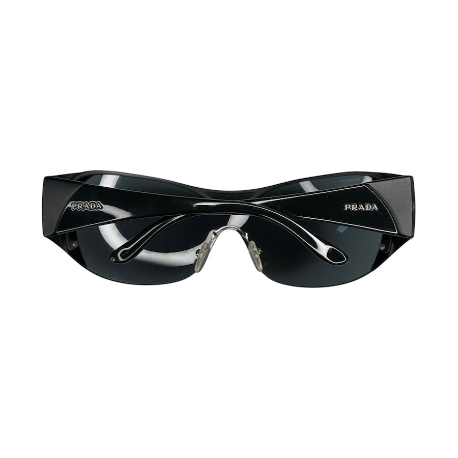 PRADA SPR53G Sunglasses for Women & Men - Classic Black Frame with UV Protection - Perfect for Outdoor, Beach, and Driving