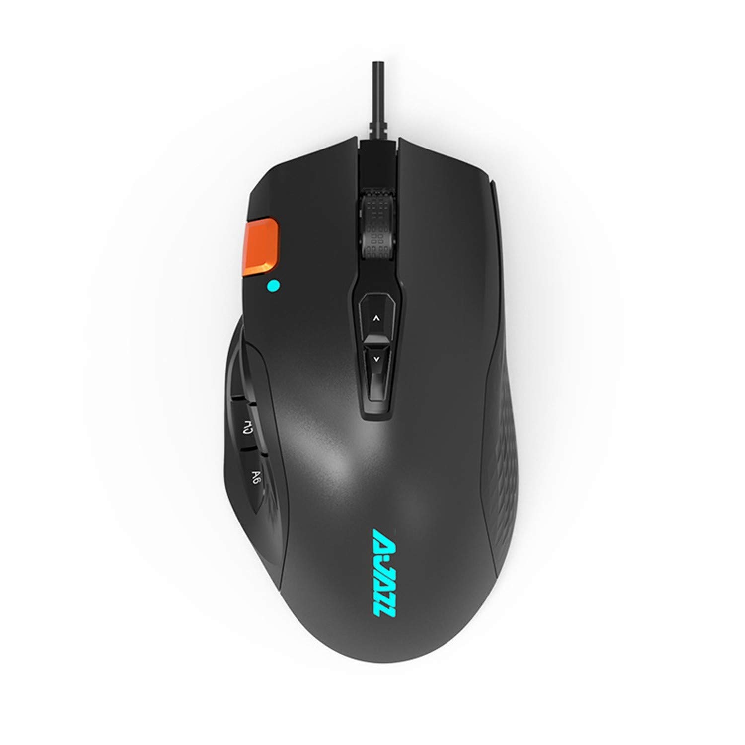 AJ337 Ergonomic Wired Gaming Keyboard & Mouse Combo - Programmable RGB Backlit Mechanical Keyboard & Custom Gaming Mouse (Black) for PC, PS4, Xbox - Perfect for FPS, MOBA & Esports Gaming