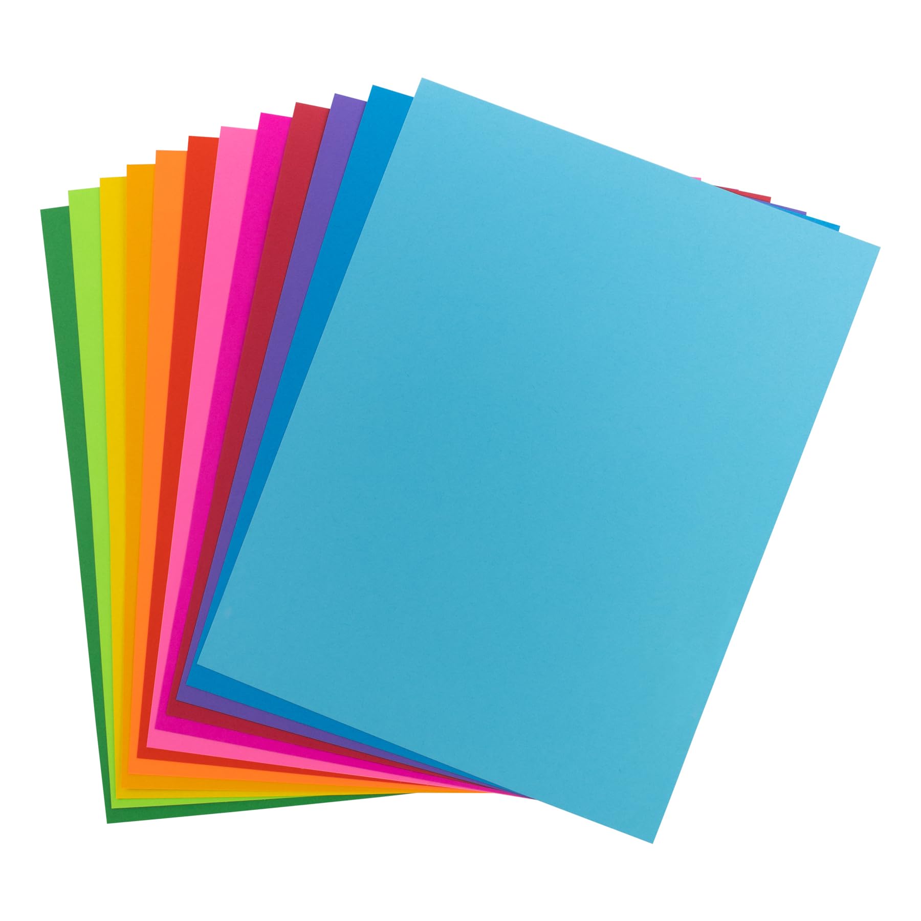 Hygloss Bright Colored Cardstock Paper - 8.5x11 Inches, 12 Vibrant Colors, 48 Sheets, 65 lb/176 gsm, Fade-Resistant & Acid-Free for Scrapbooking, Card Making, and DIY Crafts