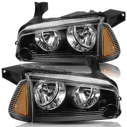 Black Housing with Amber Reflector
