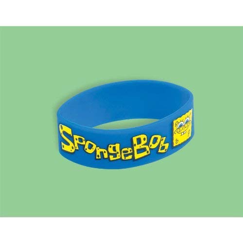Spongebob Squarepants Rubber Bracelets for Kids - Fun Cartoon Character Party Favors & Birthday Gifts - Perfect for Birthday Parties, School Events & Themed Celebrations