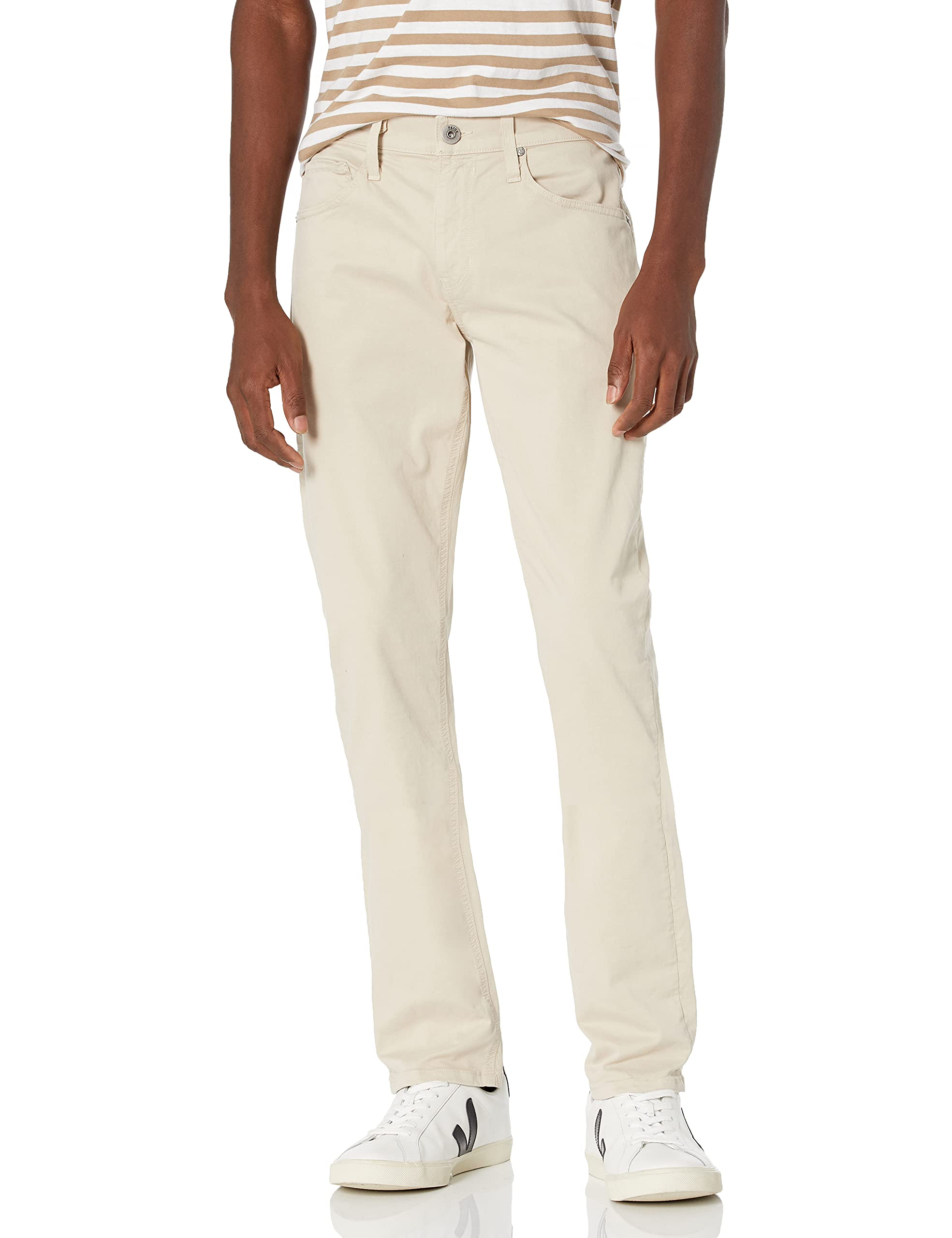 PAIGE Men's Federal Slim Fit Twill Pants - Comfortable & Stylish Slim Leg Trousers for Office, Business Casual & Everyday Wear
