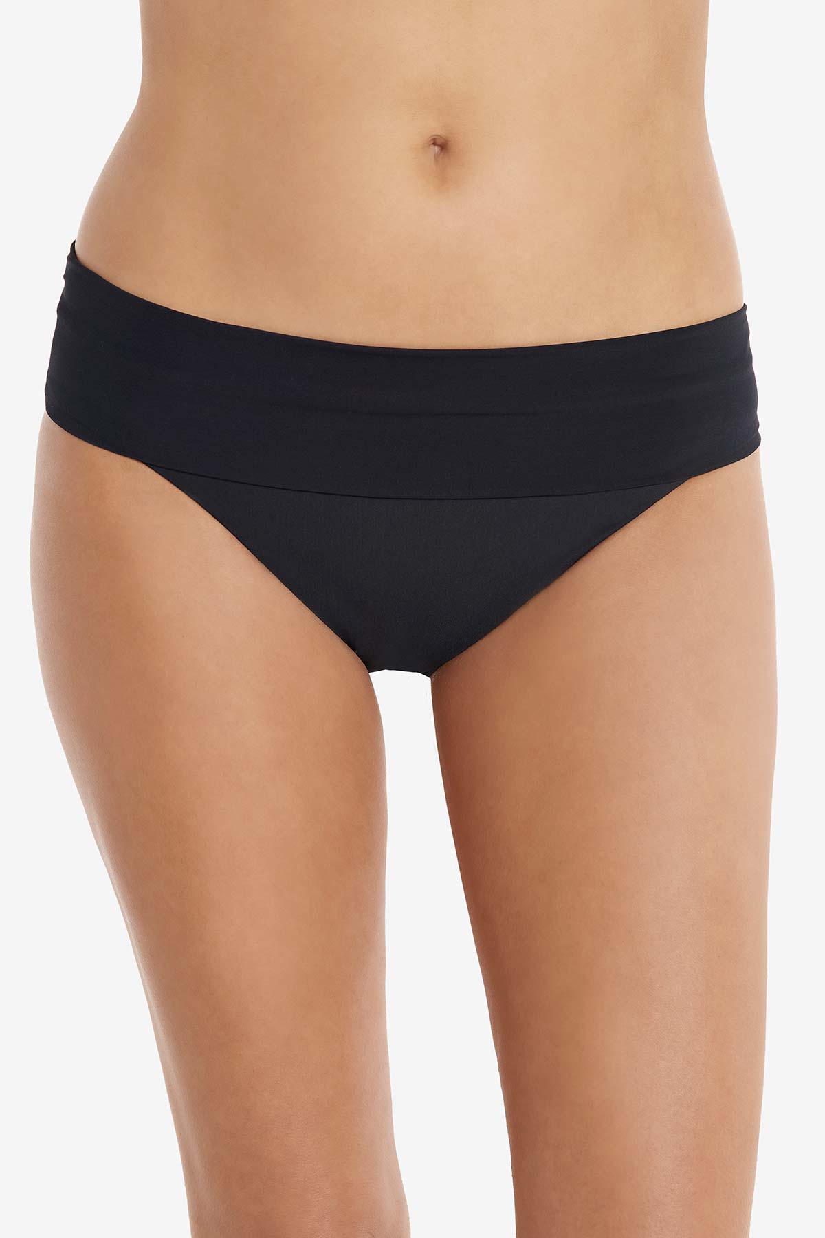 Gimlet Folded Waist Pant Swim Bottom - Women's High Waisted Swim Shorts for Beach & Pool - Perfect for Surfing, Yoga, and Summer Vacation