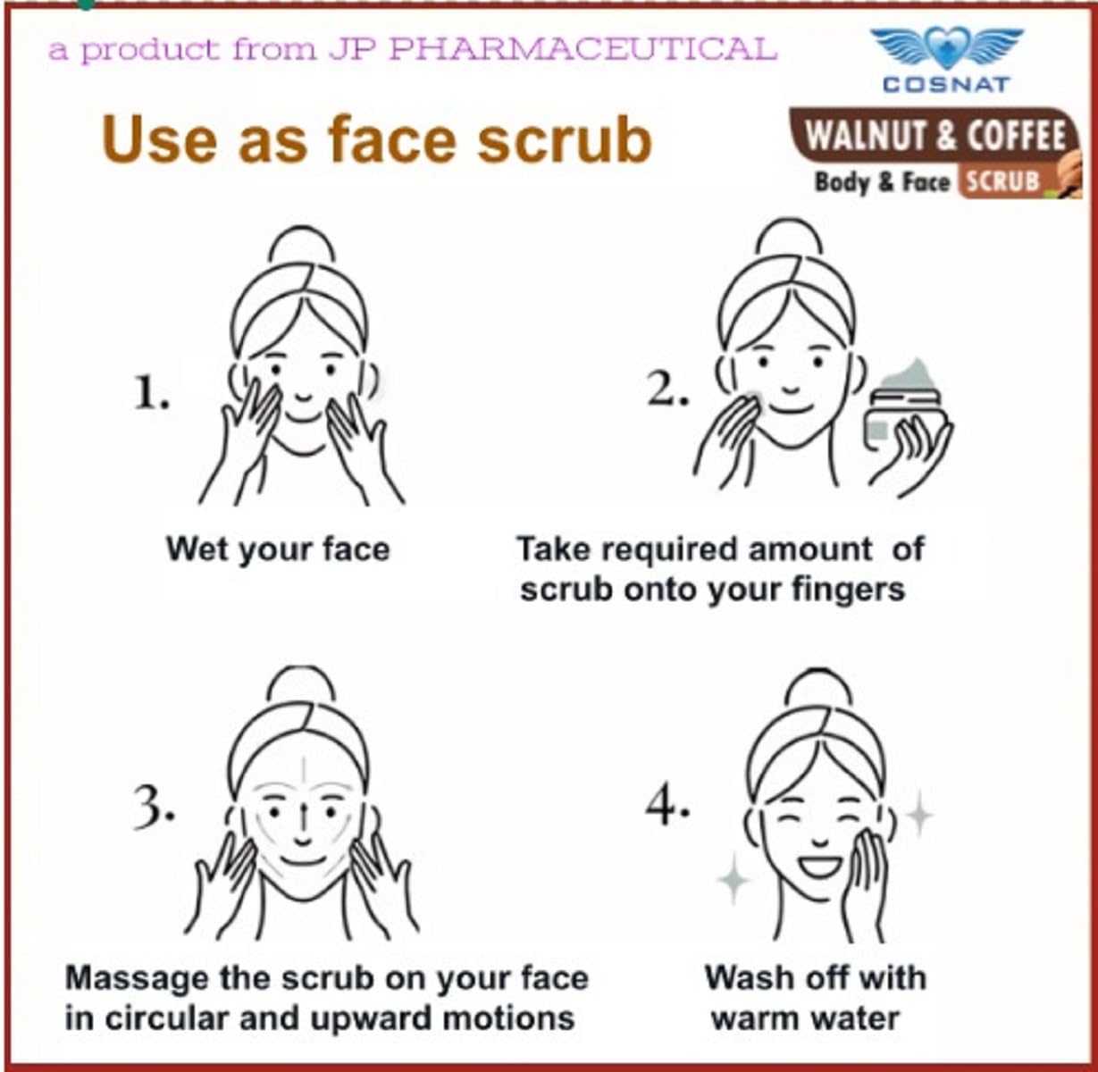 Natural Walnut & Coffee Body and Face Scrub - Exfoliating Scrub for Blackhead Removal, Oil Control & Deep Cleansing - 100g for Men & Women - Perfect for Spa Day & At-Home Skincare Routine