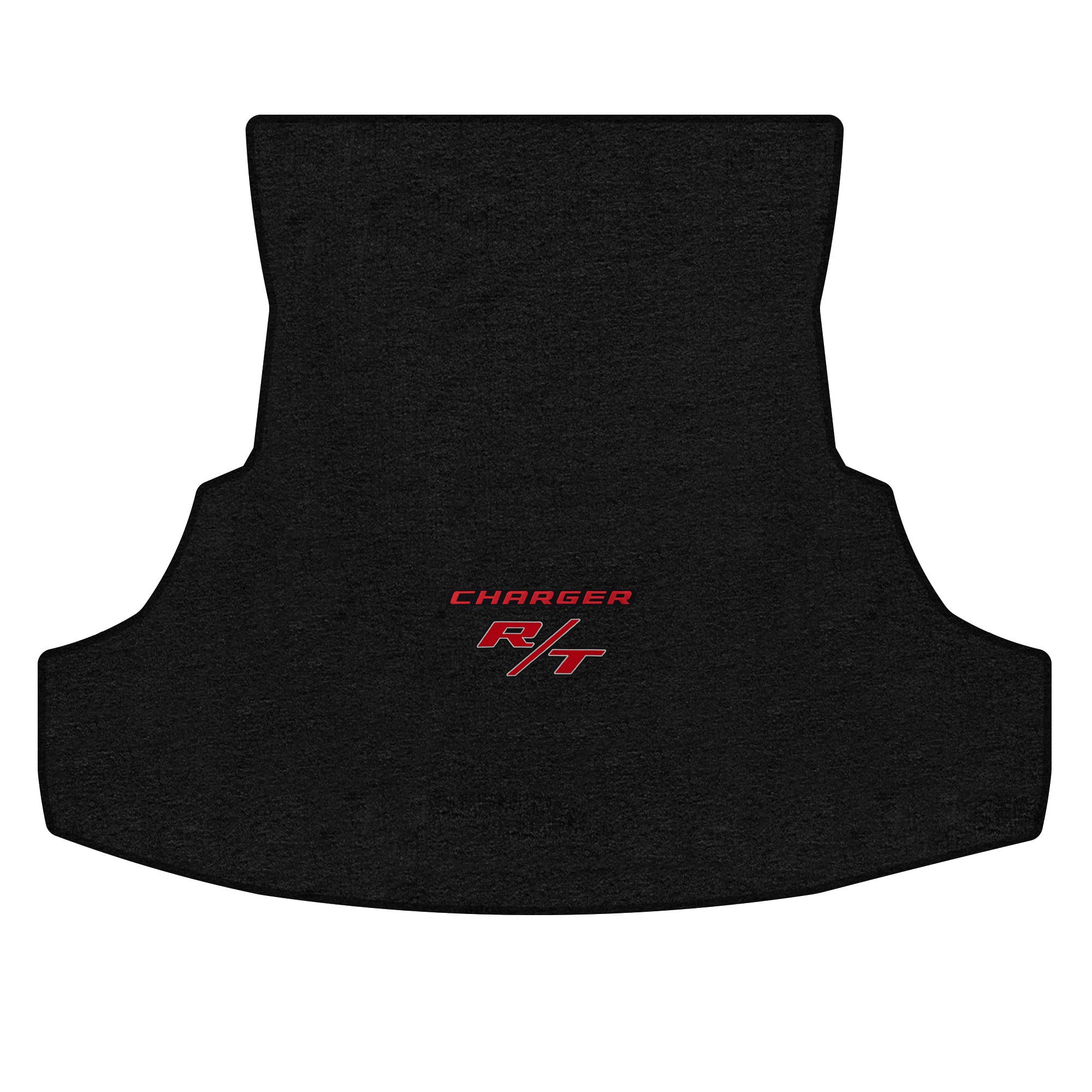 Premium Custom-Fit Carpet Floor Mats for 2011-2012 Dodge Charger | Luxury Car Floor Liners & Trunk Mat Set (Charcoal/Red R/T Design) - Perfect for Daily Commuting & Road Trips