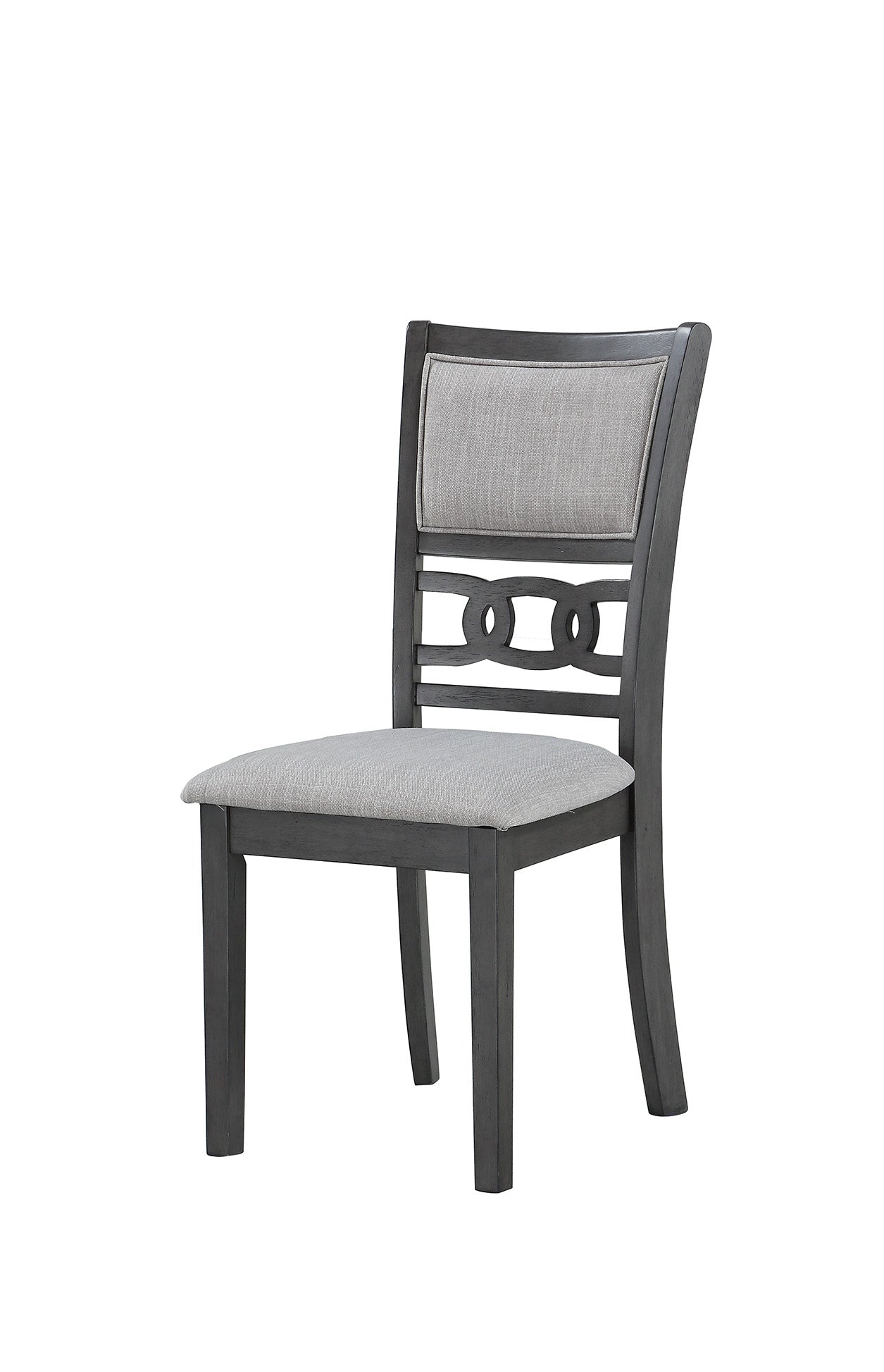 Dominique Grey Solid Wood Dining Set - Elegant 6-Piece Table & Chairs for Modern Dining Room & Kitchen
